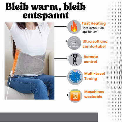 Elektrische Heizdecke mit 9 Heizstufen